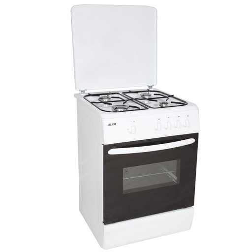 [CUIS.TG5640BB] CUISINIÈRE KLASS 50X60 4 FEUX TG5640BB BLANC