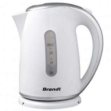 [BO1705S] BOUILLOIRE Brandt BO1705S BLANC ET ARGENT