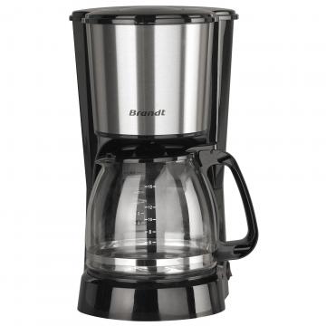 [CAF815X] Cafetière à filtre Brandt CAF815X - Inox et Noir