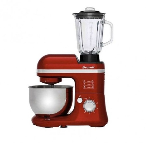 [KM650BR] ROBOT PÂTISSIER MULTIFONCTION BRANDT KM650BR 650W - ROUGE