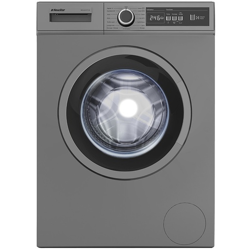 [MFA0610CT1DS] MACHINE À LAVER FRONTALE NEWSTAR MFA0610CTDS 6KG - SILVER