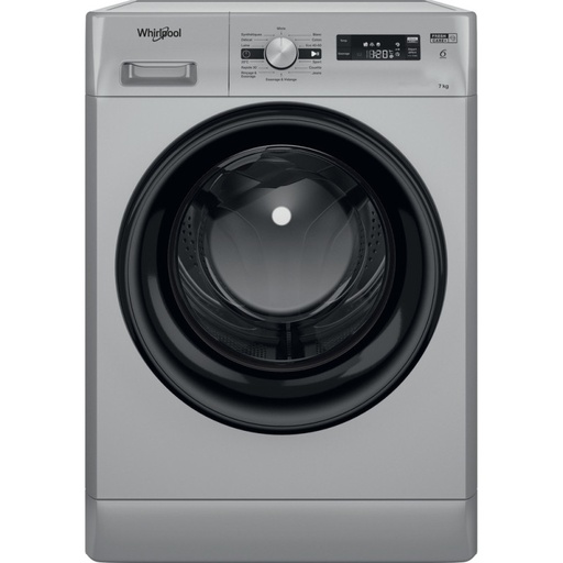 [FFWS7235SBNA] MACHINE À LAVER HUBLOT POSABLE WHIRLPOOL FFWS 7235 SB NA / 7 KG / SILVER