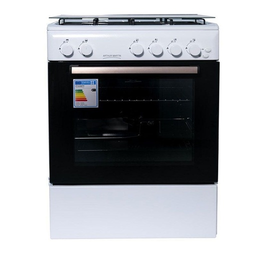 [AMG60BL] CUISINIÈRE A GAZ ARTHUR MARTIN AMG60BL / 4 FEUX / BLANC