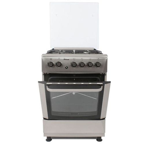 [TE6640IX] CUISINIÈRE À GAZ PROCOOK TE6640IX / 60CM / INOX