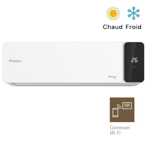 [M-121CFTS] CLIMATISEUR BIOLUX 12000BTU CHAUD/FROID TROPICAL SMART