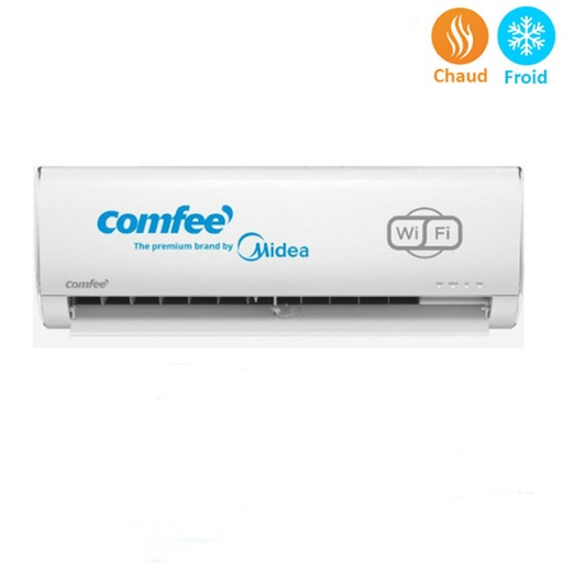 [COMFEE-9KHR] CLIMATISEUR COMFEE CHAUD FROID 9000 BTU ON/OFF SMART BLANC