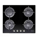 PLAQUE DE CUISSON CANDY 4 FEUX NOIR CVG64SPNX