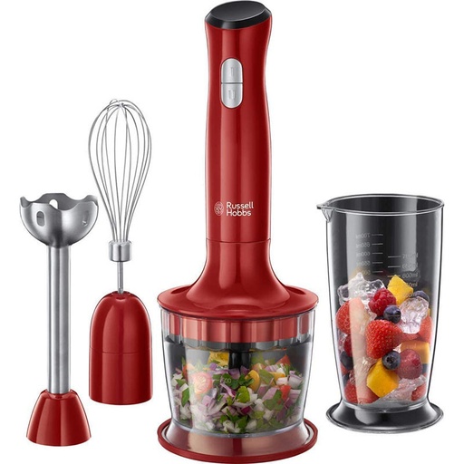 [24700-56] MIXEUR 3EN1 RUSSELL HOBBS 500W ROUGE (24700-56)