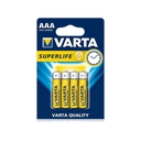 4X PILES AAA VARTA SUPERLIFE R03 BP4