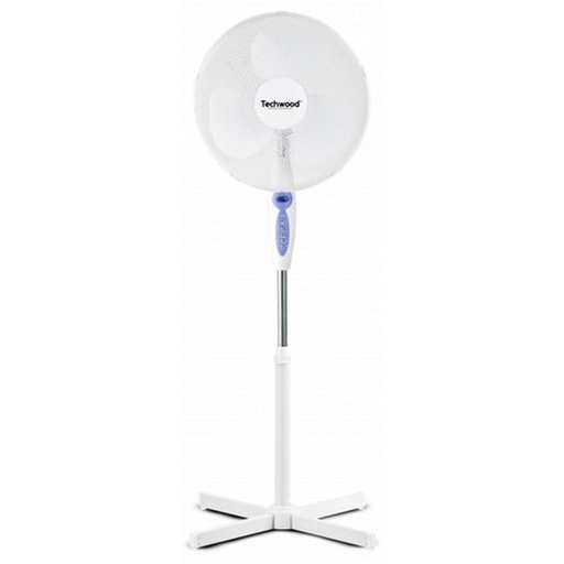 [TVE-473T] VENTILATEUR AVEC PIEDS TECHWOOD TVE-473T 45W - BLANC