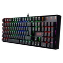 CLAVIER REDRAGON MITRA K551RGB-1 V2 ROUGE SWITCH NOIR