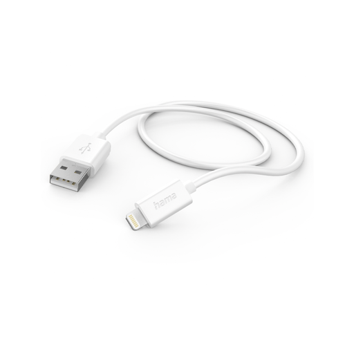 [201579] Câble de charge USB-A - Lightning, 1 m Hama, Blanc