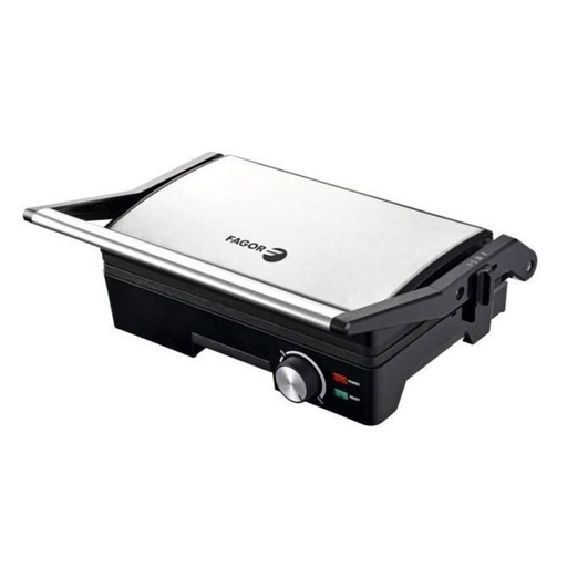 [FG3481] GRILL A VIANDE FAGOR FG3481 1600WATTS - NOIR & CHROME