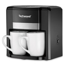 CAFETIÈRE TECHWOOD 2 TASSES DUO NOIR (TCA-206)