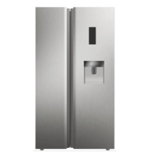[P650SBN] REFRIGERATEUR TCL No Frost INVERTER SIDE BY SIDE 650 Litres INOX / Avec Distributeur d'eau