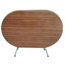 TABLE DE CUISINE SPIM TEAK MARRON FONCÉE