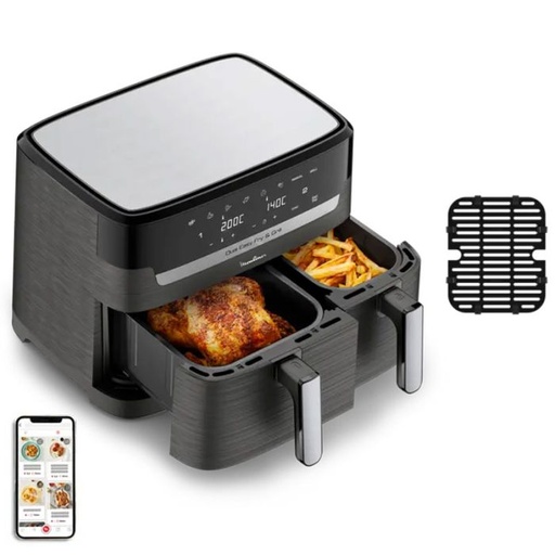 [EZ905B20] FRITEUSE SANS HUILE MOULINEX EZ905B20 2450WATTS - NOIR