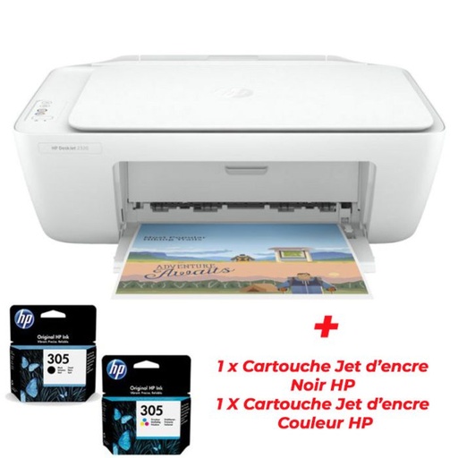 [7WN42B] IMPRIMANTE MULTIFONCTION JET D'ENCRE HP DESKJET 2320 COULEUR - BLANC (7WN42B)