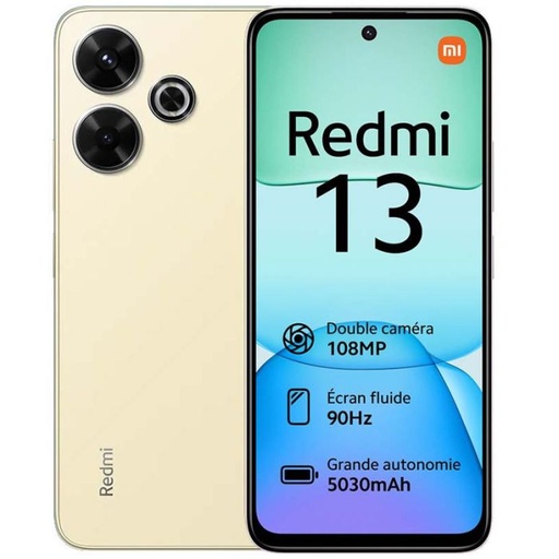 [REDMI-13-6-128-GOLD] Smartphone XIAOMI Redmi 13 6Go 128Go - Gold