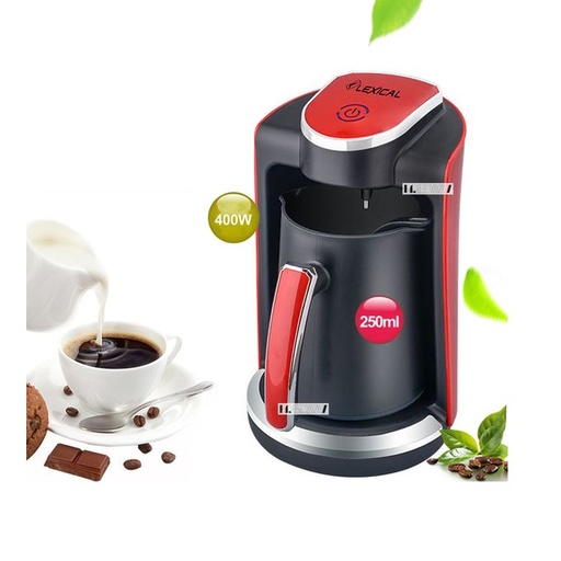 [LCP-0520] Machine à café Turc LEXICAL - 400W - rouge & noir