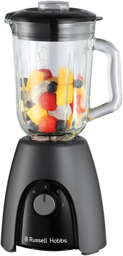 [27121-56] Blender Russell Hobbs bol en verre 1.5 L noir charbon