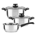 Set De Cuisine MAGEFESA 1.2L+6.4L+2.2L 5 PIECES -INOX