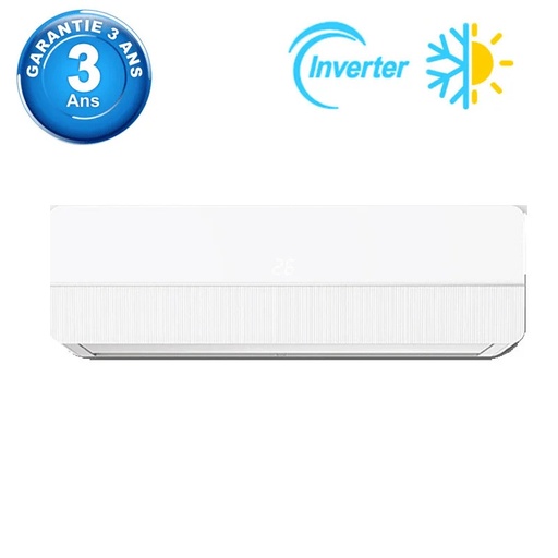 [MX-CH09T-INV4/S] Climatiseur Maxwell 9000 BTU Inverter Tropicalisé Chaud Froid Blanc