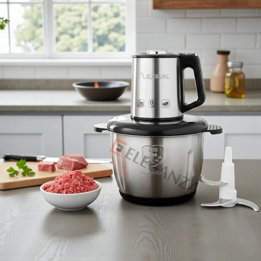 [LCH-1960] Hachoir Electrique En Inox Lexical LCH-1960 - 400 Watts - 3 Litres