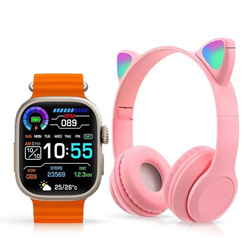 [TK702] Coffret TK702 ULTRA 2 Montre Connectée + Casque