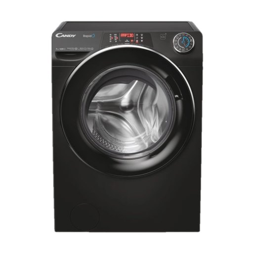 [RWD4128BC] Machine à Laver Rapido Lavante séchante CANDY  12+8 kg RWD4128BC- Noir