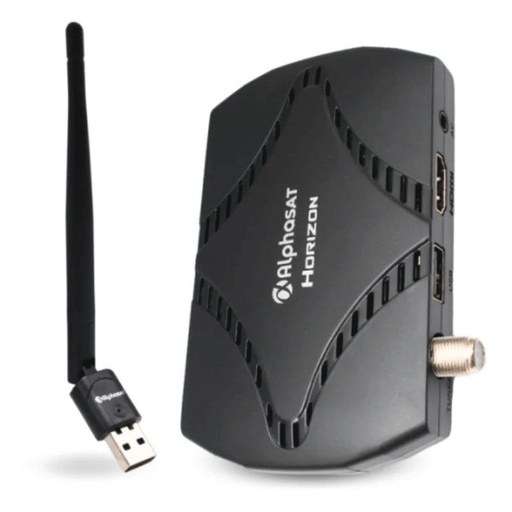 [ALPHASAT-HORIZON] Récepteur Alphasat Horizon Avec Wifi Intégrée Noir