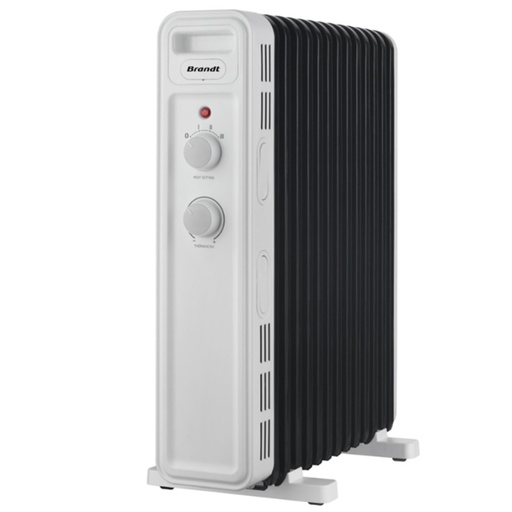 [RBH11BBW] Radiateur Bain d'Huile BRANDT RBH11BBW 11 Éléments 2300W - Noir