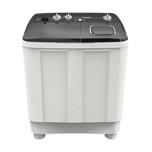 [TMH-HS10C-WK] Machine à laver TORNADO Semi-automatique 10 kg Blanc x Noir TMH-HS10C(WK)