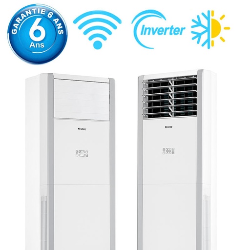 [CL48ALXL-K3DTC7A] Climatiseur Armoire Gree CL48ALXL-K3DTC7A 48000 BTU Smart Inverter Chaud Froid Blanc