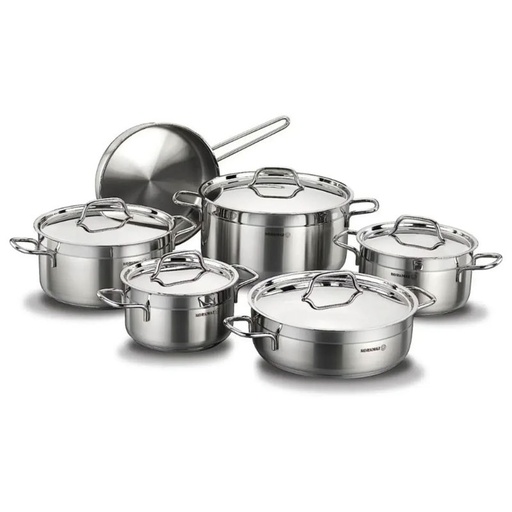 [A1610] Set KORKMAZ 11 Pièces ALFA  INOX - A1610
