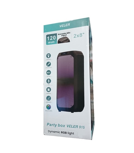 [VELER-915] HAUT PARLEUR BLUETOOTH VELER-915 AVEC MICROPHONE SANS FIL