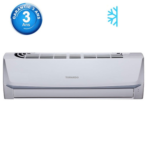 [TH-C24BEE] Climatiseur Tornado (TH-C24BEE) 24000 BTU-R32-T3- Froid -Blanc