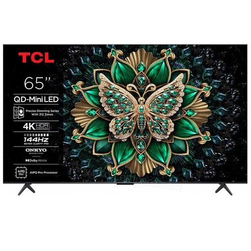 [65C6K] TV TCL C6K 65" 4K UHD Smart TV QLED Mini LED Noir