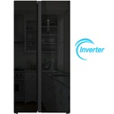 Réfrigérateur Side By Side Hyundai HYN-91SBS2D-BG 505L NoFrost Inverter Verre Noir