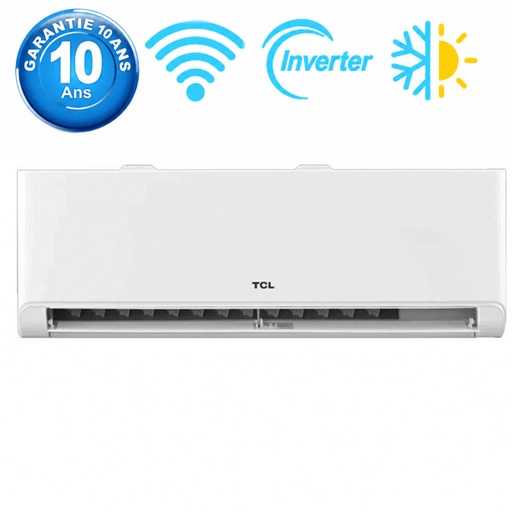 [TAC-18CHSA/TPH11] Climatiseur TCL BreezeIN 18000 BTU Smart Inverter Tropicalisé Chaud Froid Blanc